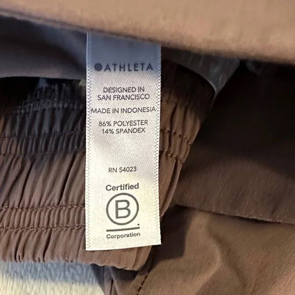 EUC like new Athleta Brown Cargo Jogger Pants size 0 - Picture 4 of 7